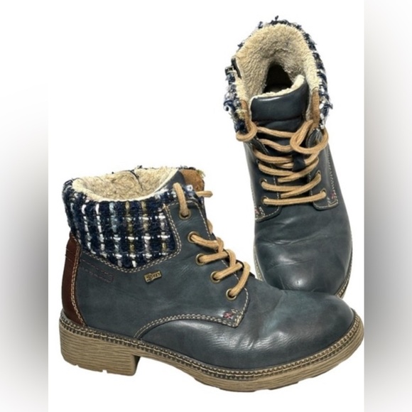 Spring Step Boots Size US 6 EU 36 Marylee Blue‎ Hiking Outdoors Water Resistant - Picture 5 of 6
